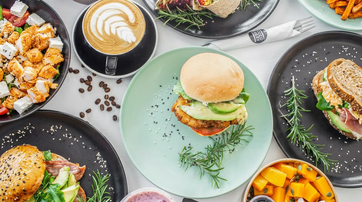 Fresh wraps, salad bowls and grain bowls from Rocco and Riley in Stellenbosch